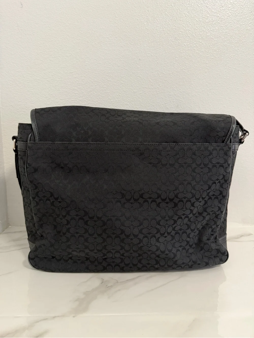 Coach black signature